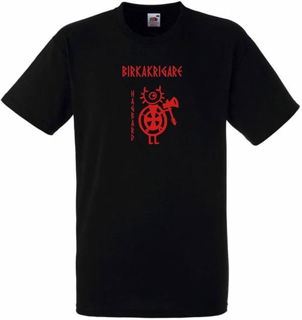 T-shirt: Birkakrigare - Hagbard - Viking Art Kollektion (Large)
