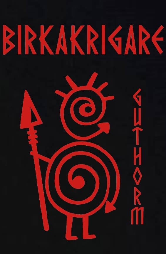 Kids t-shirt: Birka Warriors - Guthorm - Viking Art Collection (9-11 years)