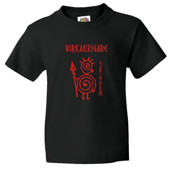 Barn t-shirt: Birkakrigare - Guthorm - Viking Art Kollektion (5-6 år)