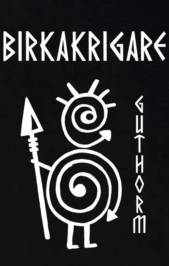 Barn t-shirt: Birkakrigare - Guthorm - Viking Art Kollektion (3-4 år)