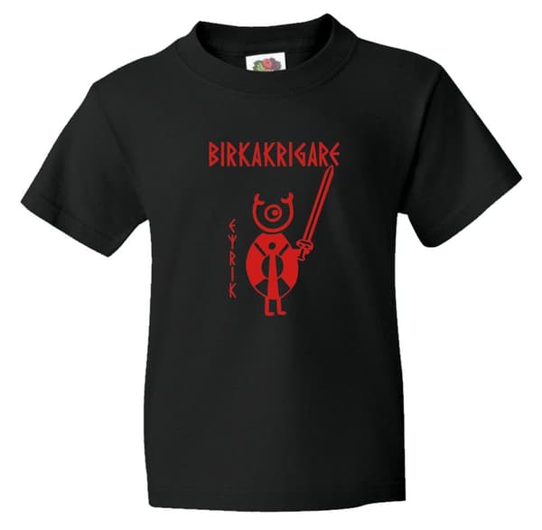 Barn t-shirt: Birkakrigare - Eyrik - Viking Art Kollektion (9-11 år)
