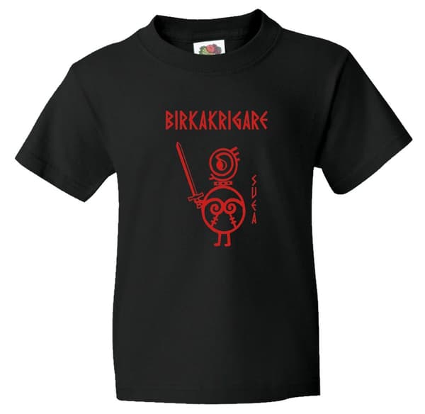 Barn t-shirt: Birkakrigare - Svea - Viking Art Kollektion (5-6 år)