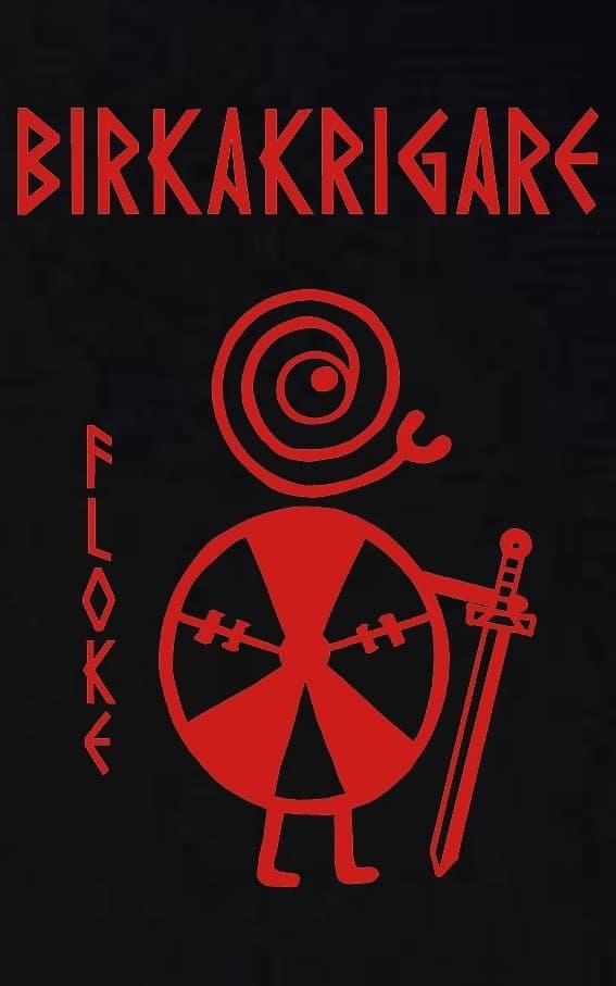 Barn t-shirt: Birkakrigare - Floke - Viking Art Kollektion (5-6 år)