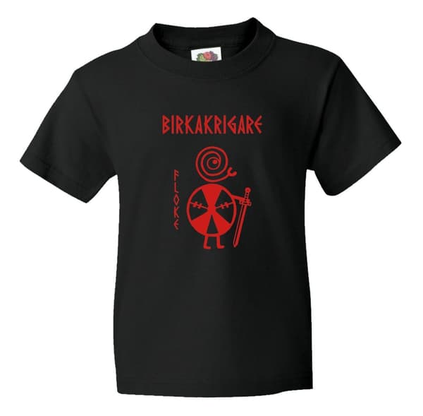 Barn t-shirt: Birkakrigare - Floke - Viking Art Kollektion (5-6 år)