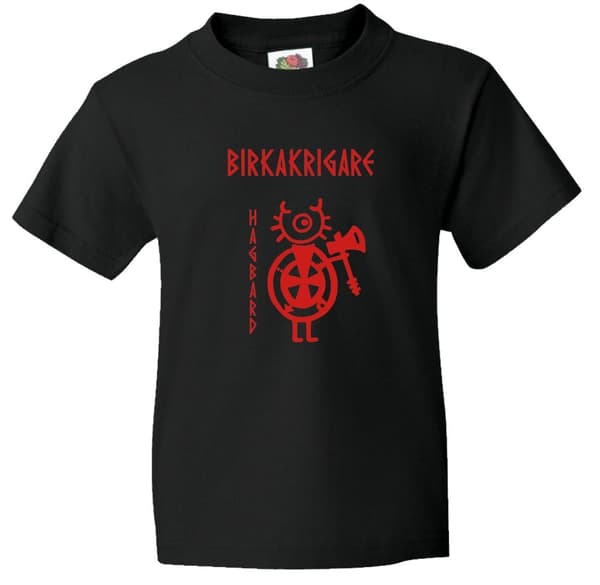 Barn t-shirt: Birkakrigare - Hagbard - Viking Art Kollektion (5-6 år)