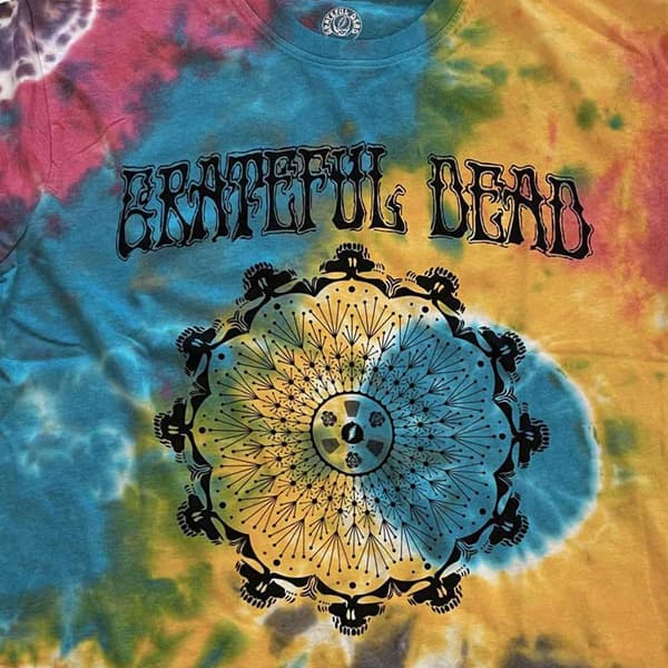 Grateful Dead Kids T Shirt May '77 Band Logo Vintage Official Dye Wash