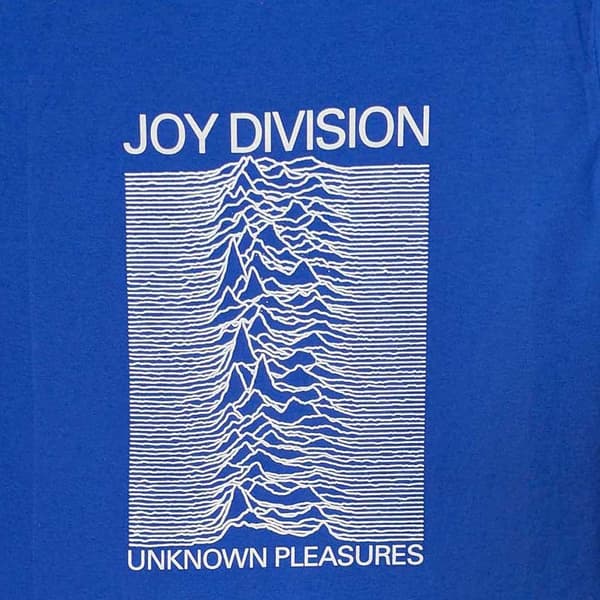 Joy Division Kids T Shirt Unknown Pleasures Official Blue Ages 5-14 yrs