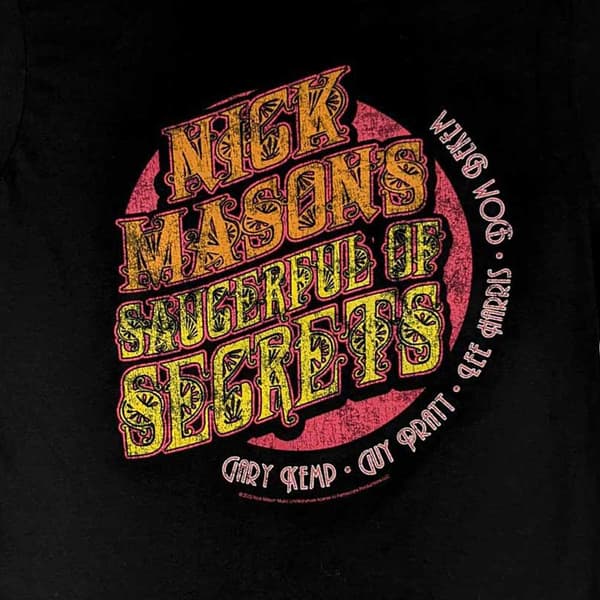 Nick Masons Saucerful of Secrets T Shirt Echoes European Tour 2022 Womens