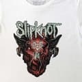 Miniatyrbild 3 av 3: Slipknot Kids T Shirt Infected Goat Band Logo Official White