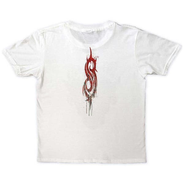 Slipknot Kids T Shirt Infected Goat Band Logo Official White