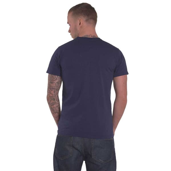 Red Hot Chili Peppers T Shirt In The Flesh Band Logo Official Unisex Navy Blue