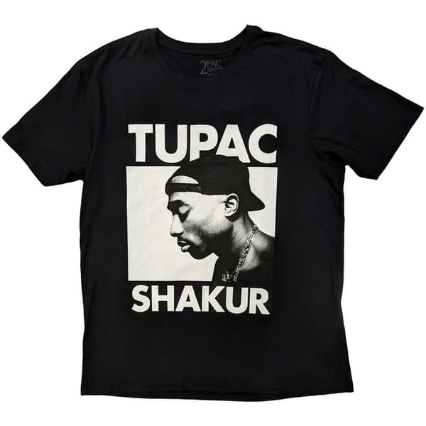 Tupac Unisex T-Shirt: Eyes Closed (Medium)