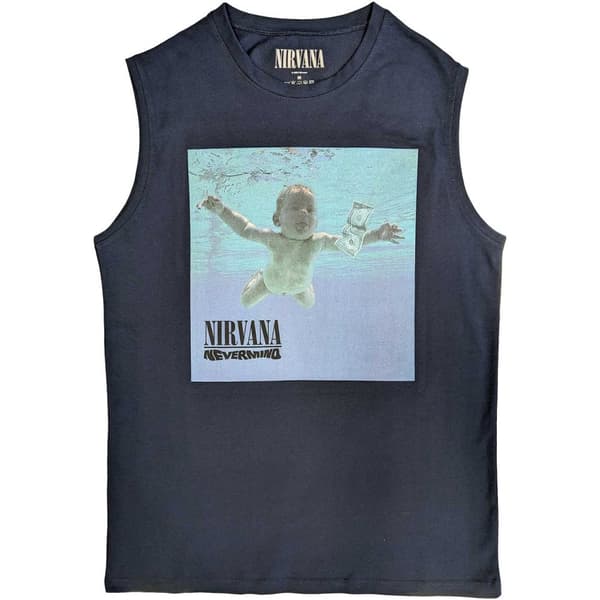 Nirvana Unisex Tank T-Shirt: Nevermind Album (Small)