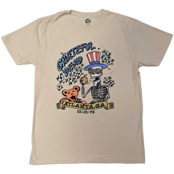 Grateful Dead Unisex T-Shirt: Atlanta Flowers (Large)