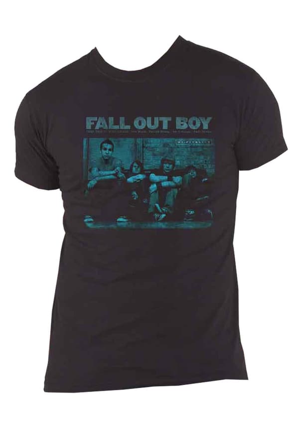 Fall Out Boy T Shirt Take This to your Grave Band Logo Official Mens Black XL