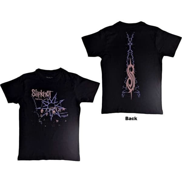 Slipknot Unisex T-Shirt: The End So Far Band Photo (Back Print) (Medium)