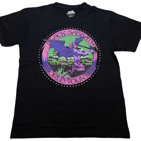Black Sabbath Kids Embellished T-Shirt: Tour '78 (Diamante) (5-6 Years)