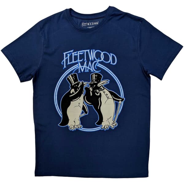 Fleetwood Mac Unisex T-Shirt: Penguins (Small)