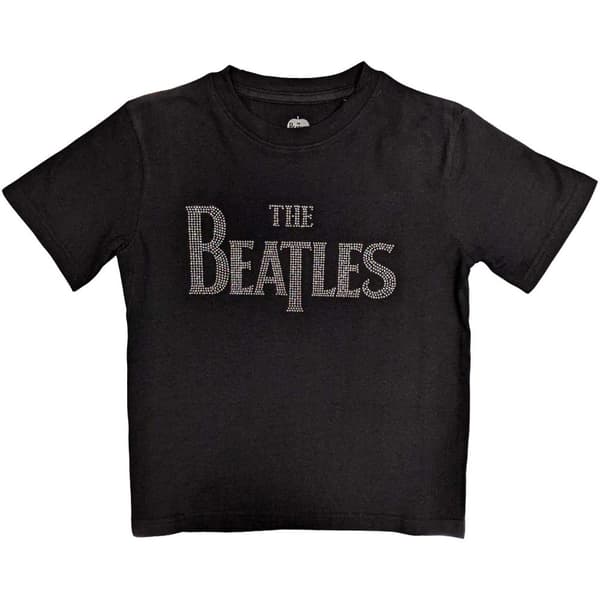 The Beatles Kids Embellished T-Shirt: Drop T (Diamante) (7-8 Years)