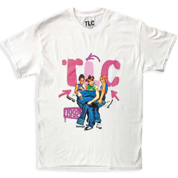 TLC Unisex T-Shirt: Kicking Group (Small)