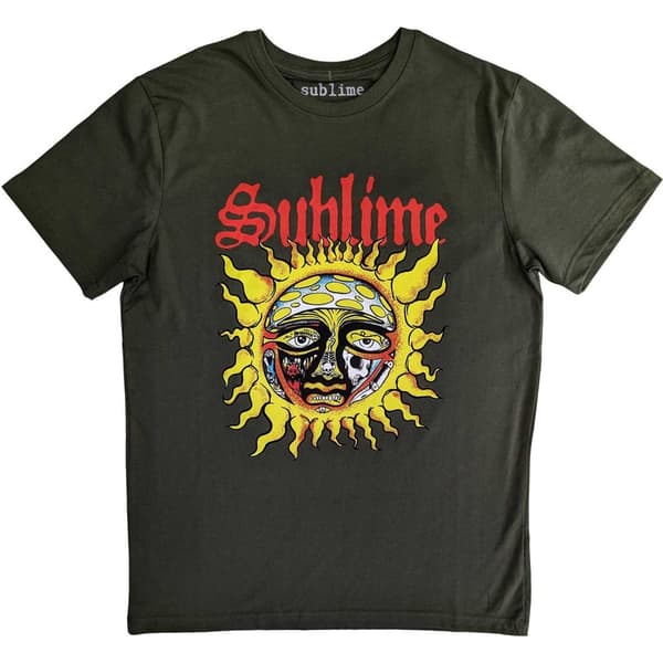 Sublime Unisex T-Shirt: Yellow Sun (X-Large)