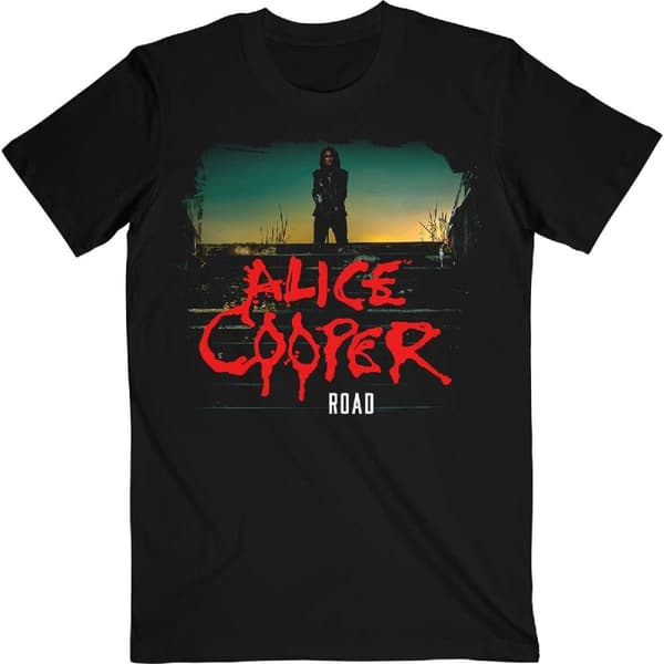 Alice Cooper Unisex T-Shirt: Back Road  (X-Large)