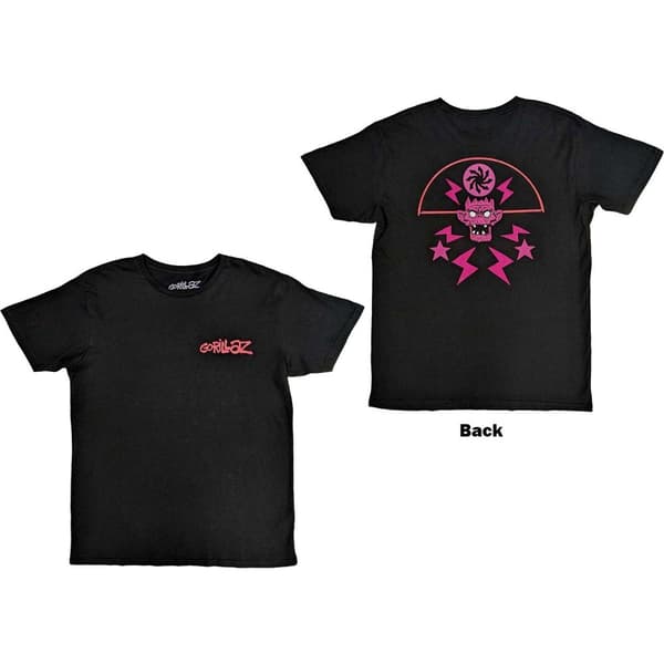 Gorillaz Unisex T-Shirt: Cult of Gorillaz (Back Print) (X-Large)