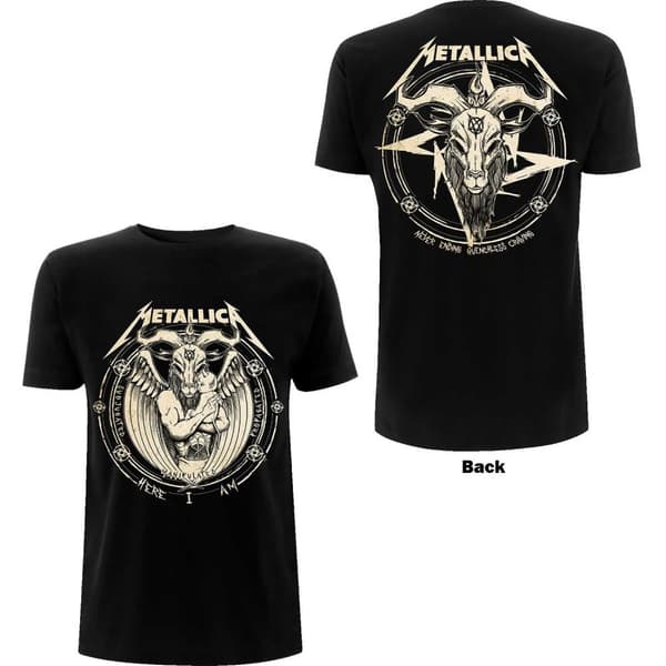 Metallica Unisex T-Shirt: Darkness Son (Back Print) (Large)