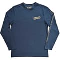 Miniatyrbild 4 av 4: Blondie T Shirt NYC 77 Official Unisex Denim Blue Long Sleeve