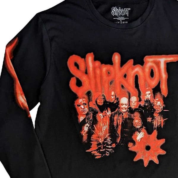 Slipknot T Shirt The End So Far Group Photo Official Unisex Long Sleeve