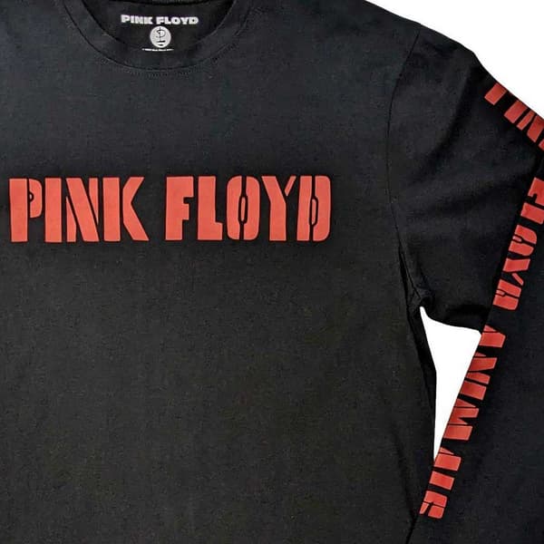 Pink Floyd T Shirt Animals B&W Official Mens Black Long Sleeve