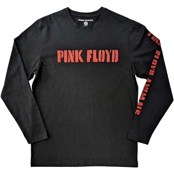 Pink Floyd T Shirt Animals B&W Official Mens Black Long Sleeve