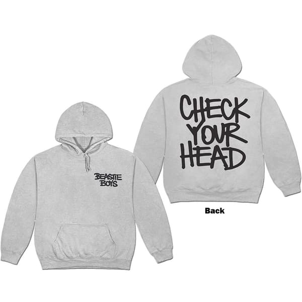The Beastie Boys Unisex Pullover Hoodie: Check Your Head (Back Print) (Large)