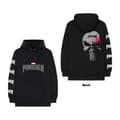 Miniatyrbillede 1 af 2: Marvel Comics Unisex Pullover Hoodie: Punisher Stamp (Back & Sleeve Print) (Large)