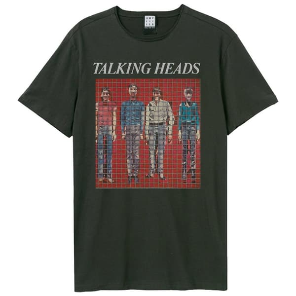 Talking Heads Buildings And Food Amplified Vintage Charcoal Large T Shirt