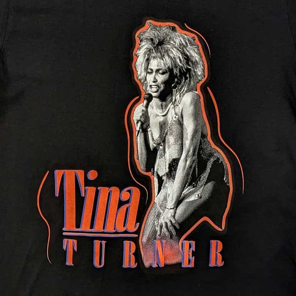 Tina Turner T Shirt Neon Logo Official Unisex Black