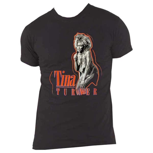 Tina Turner T Shirt Neon Logo Official Unisex Black