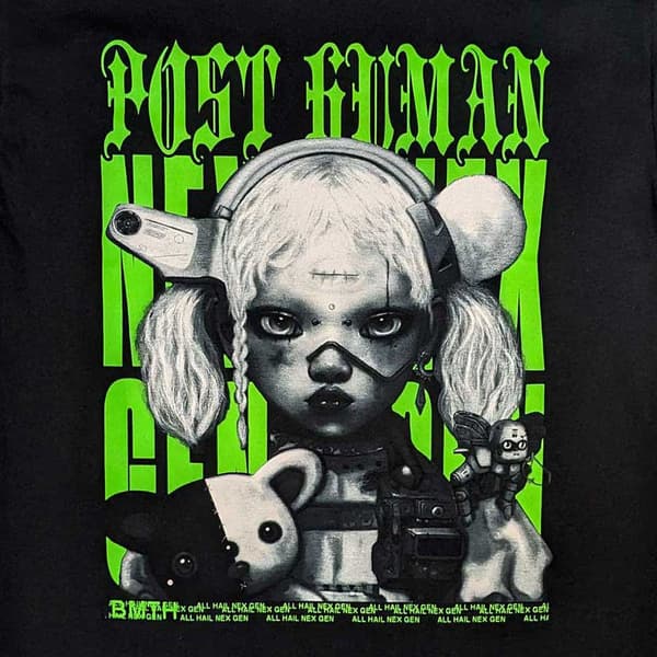 Bring Me The Horizon T Shirt Green Nex Gen logo Official Unisex Black