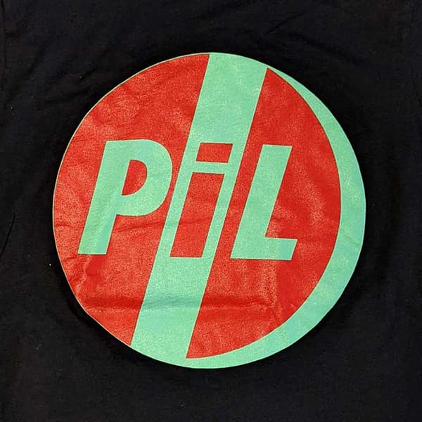 PIL Public Image Ltd T Shirt Original Logo Official Unisex Black
