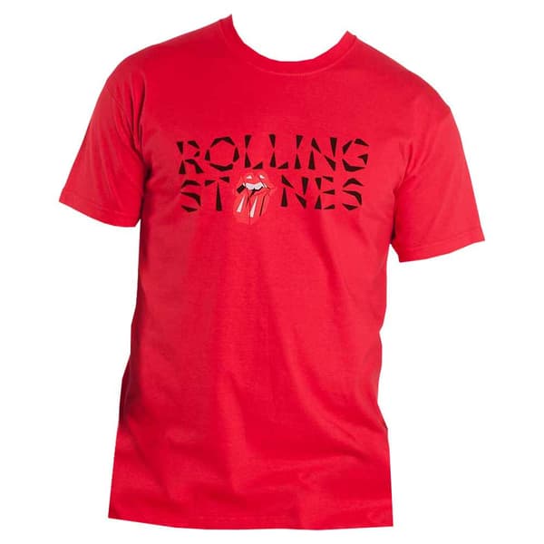 The Rolling Stones T Shirt Hackney Diamonds Shard Logo Official Unisex Red