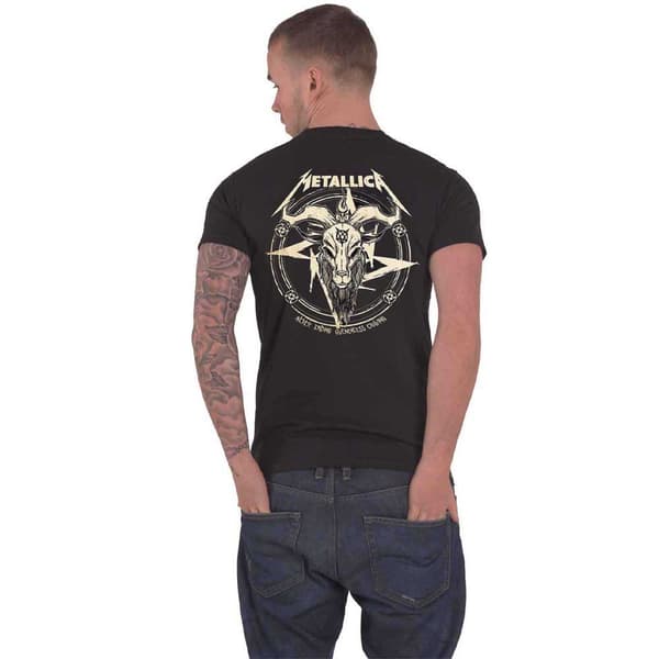 Metallica T Shirt Darkness Son Band Logo Official Unisex Black