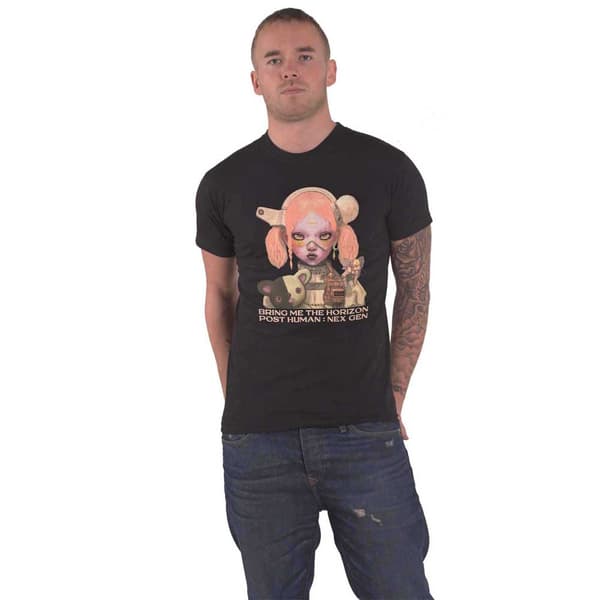 Bring Me The Horizon T Shirt Nex Gen Cover Official Unisex Black