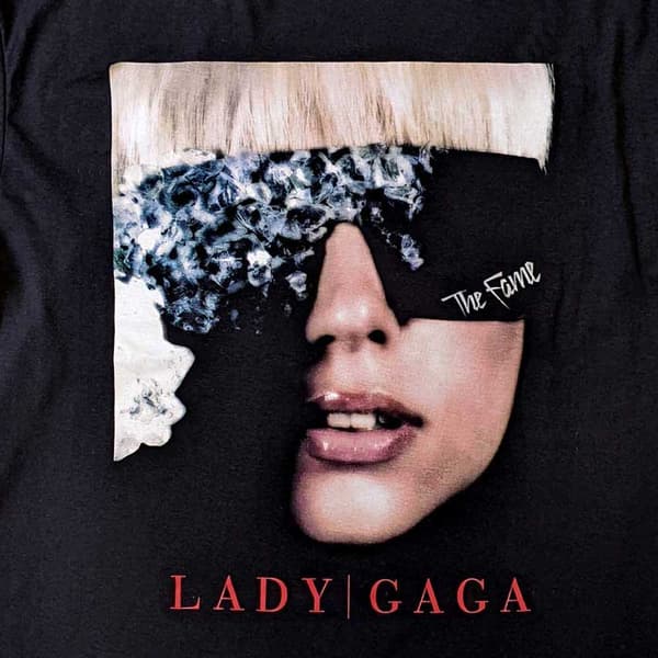 Lady Gaga T Shirt The Fame Photo Official Unisex Black