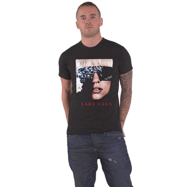 Lady Gaga T Shirt The Fame Photo Official Unisex Black