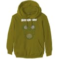 Miniatyrbilde 1 av 2: Green Day Unisex Pullover Hoodie: Green Mask (X-Large)