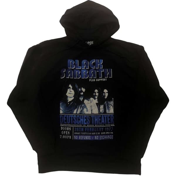 Black Sabbath Unisex Pullover Hoodie: Deutsches '73 (Eco-Friendly) (XX-Large)