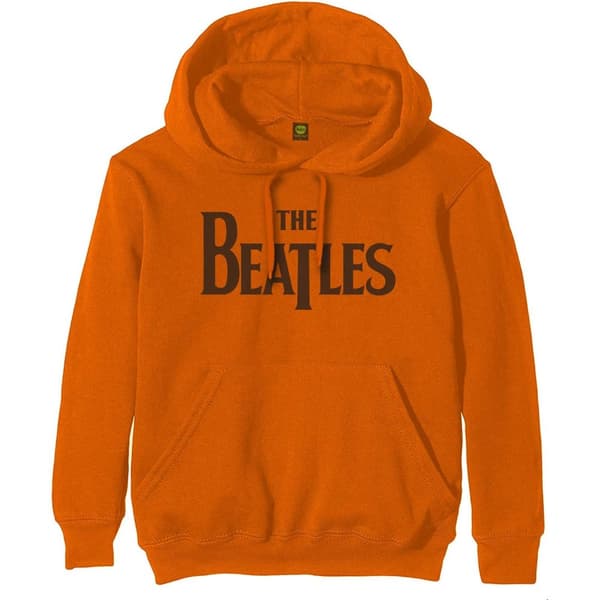 The Beatles Unisex Pullover Hoodie: Drop T Logo (Small)
