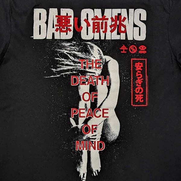 Bad Omens T Shirt Take Me Band Logo Official Unisex Black