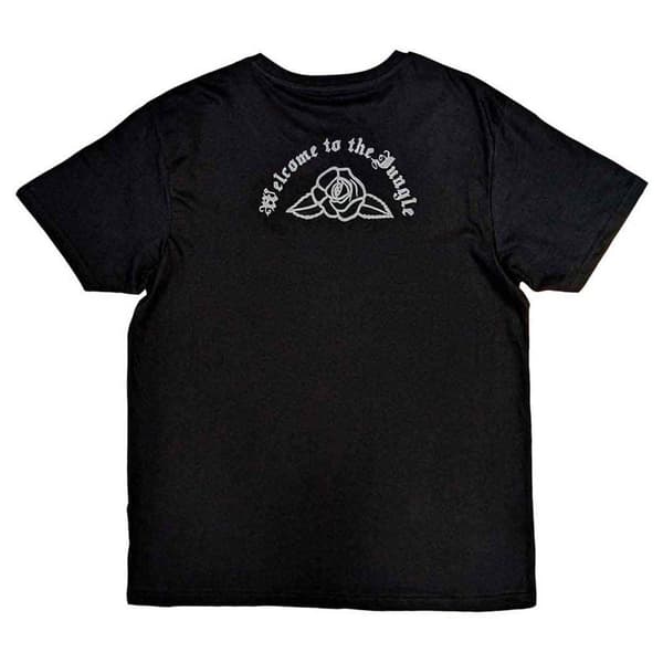 Guns N' Roses T Shirt Classic Bullet Mono Band Logo Official Unisex Black