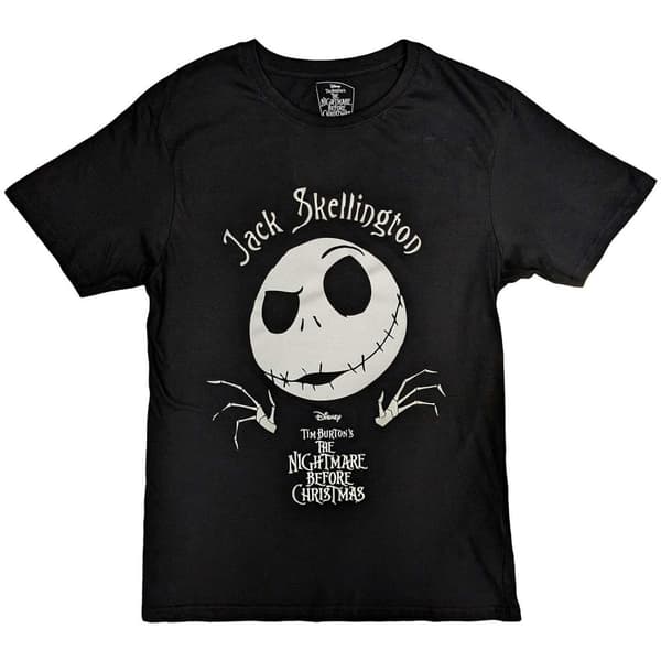 Disney Unisex T-Shirt: The Nightmare Before Christmas Jack Head (Embellished) (XX-Large)